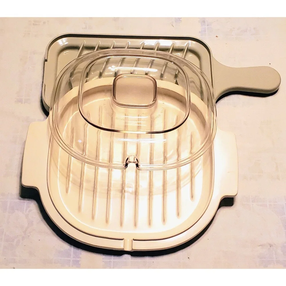 Lot 3 Microwave Cookware Rubbermaid Lid 5017 Dish 5555 Nordic Ware Grill & Bake